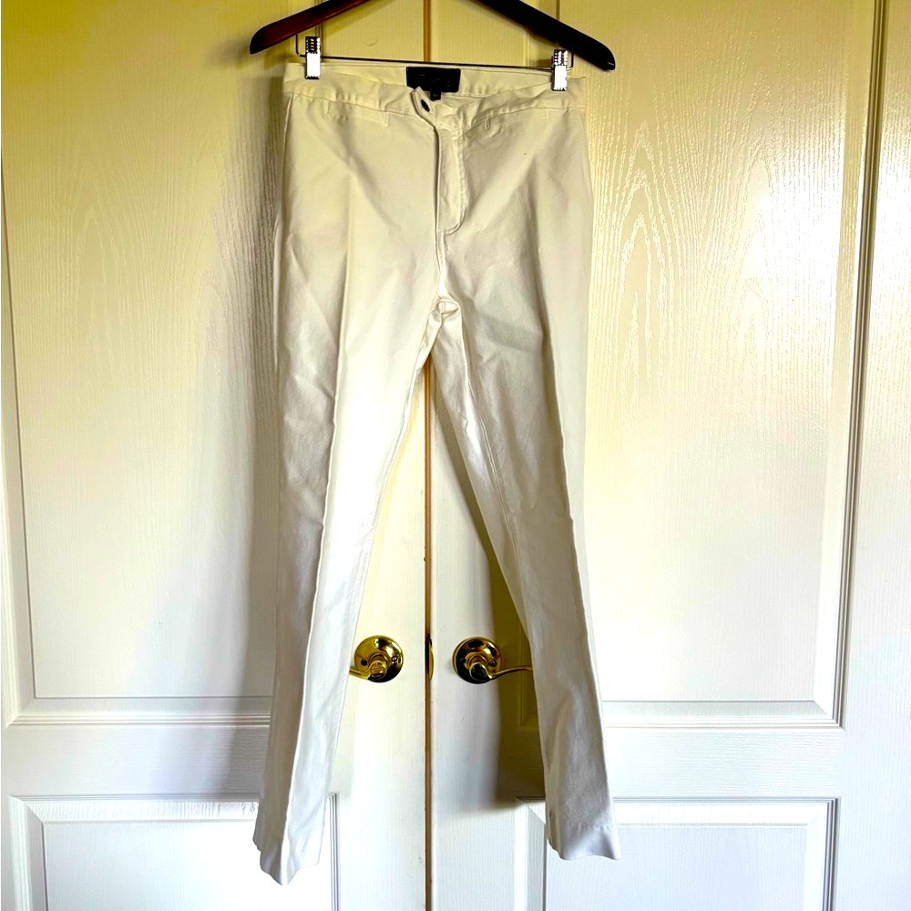 Not Your Daughter’s Jeans white straight leg high rise stretch denim 6 petite 6P